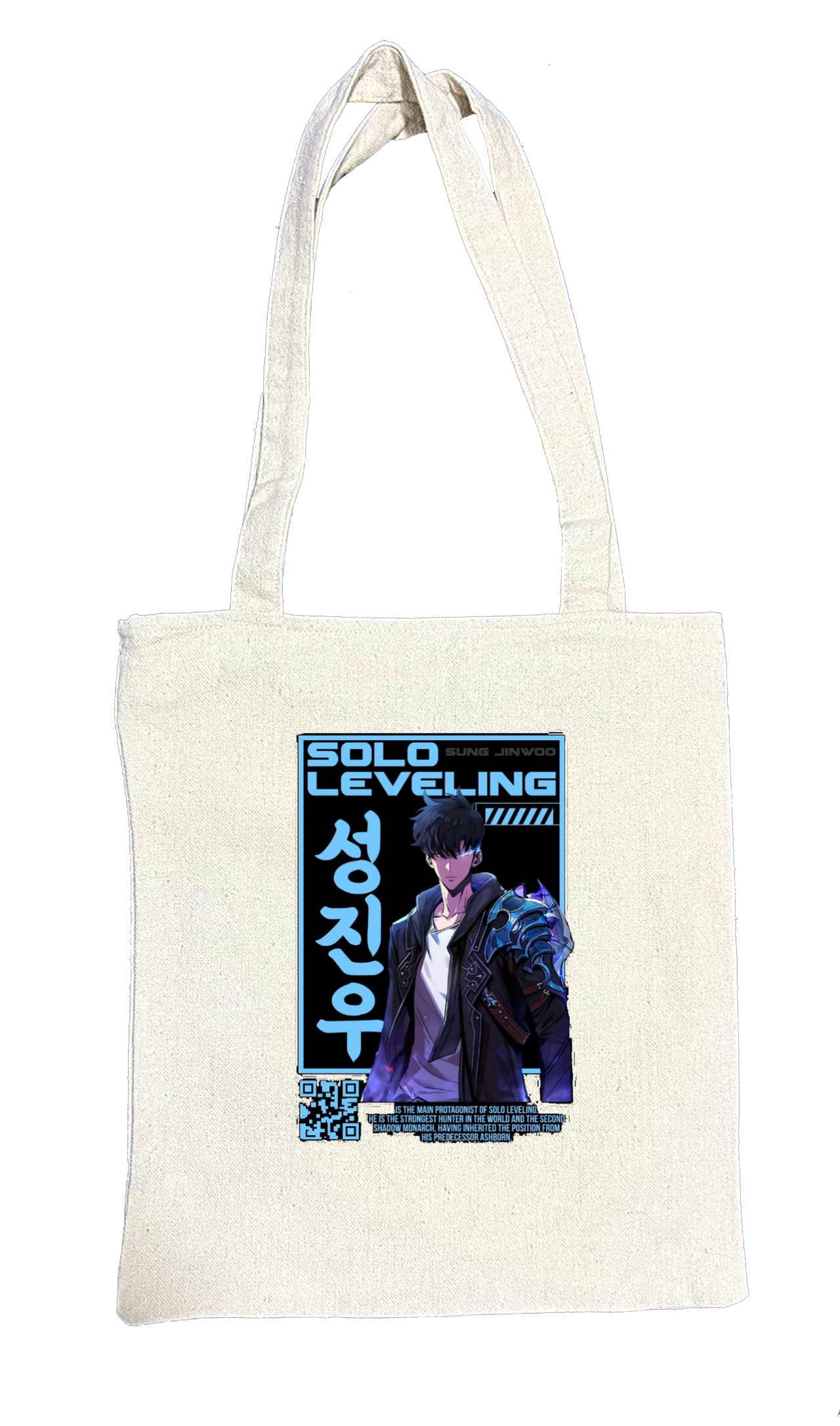 Solo Leveling tote bag beige 2