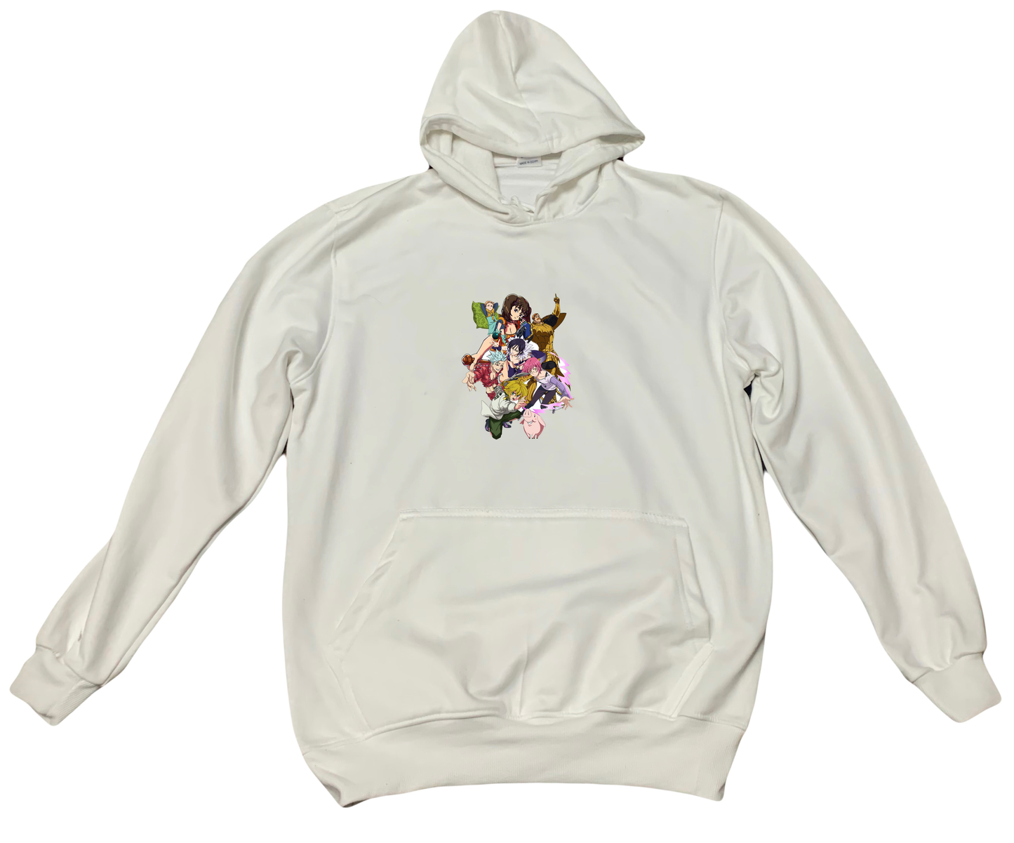 Anime Nanatsu no taizai seven deadly sins Oversize Hoodie White 2