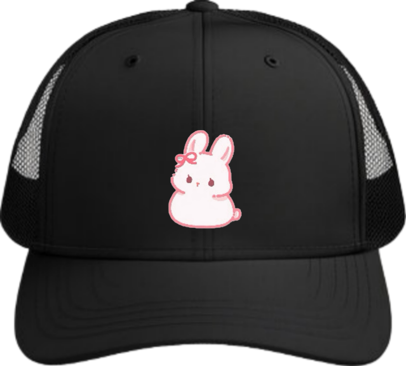 bunny Baseball cap Black 2