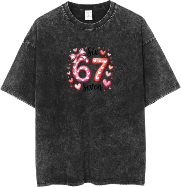 67 designs One Size t- shirt Washed 2