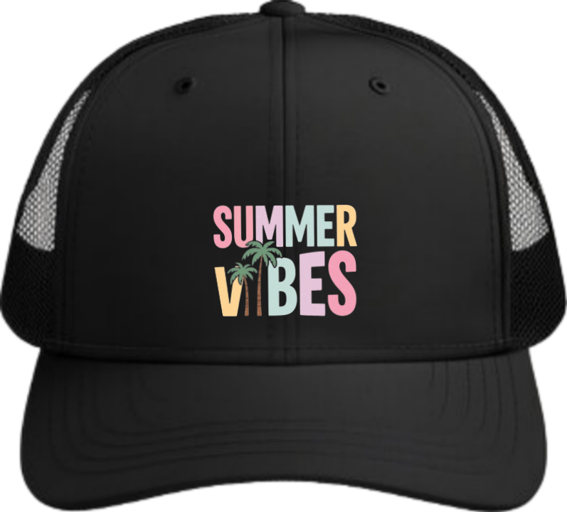 Summer Vibes Baseball cap Black 2