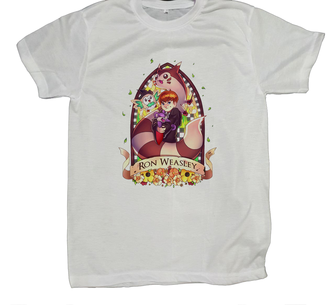 Harry Potter t- shirt fat White 2