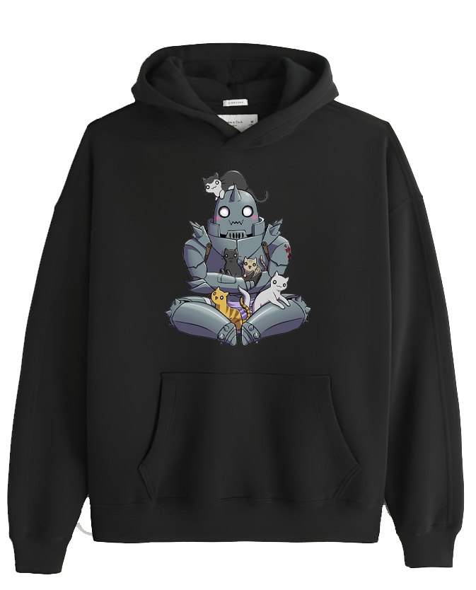full metal alchamest One Size hoodie Black 2