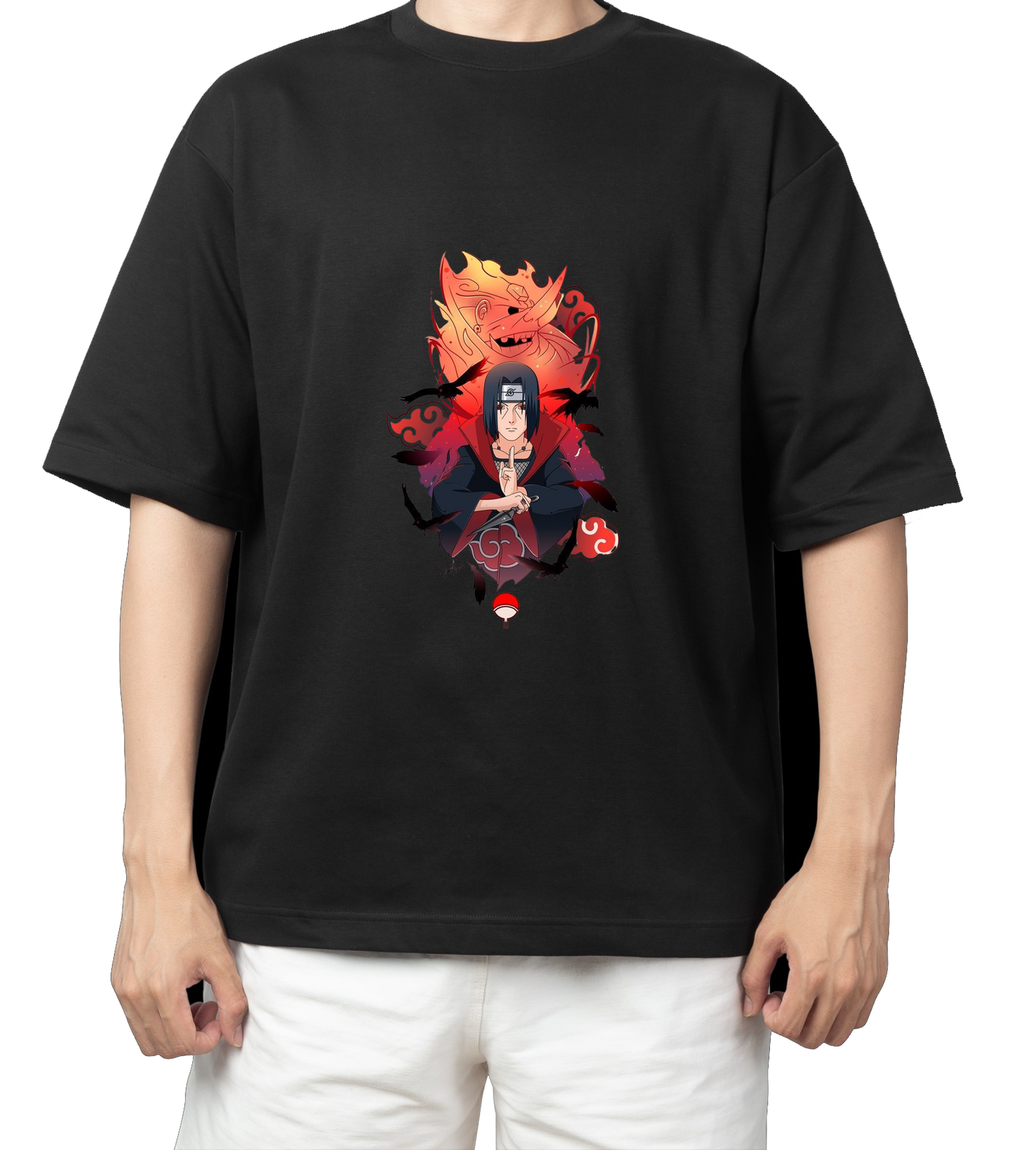 Naruto Shippuden t- shirt One Size Black 2