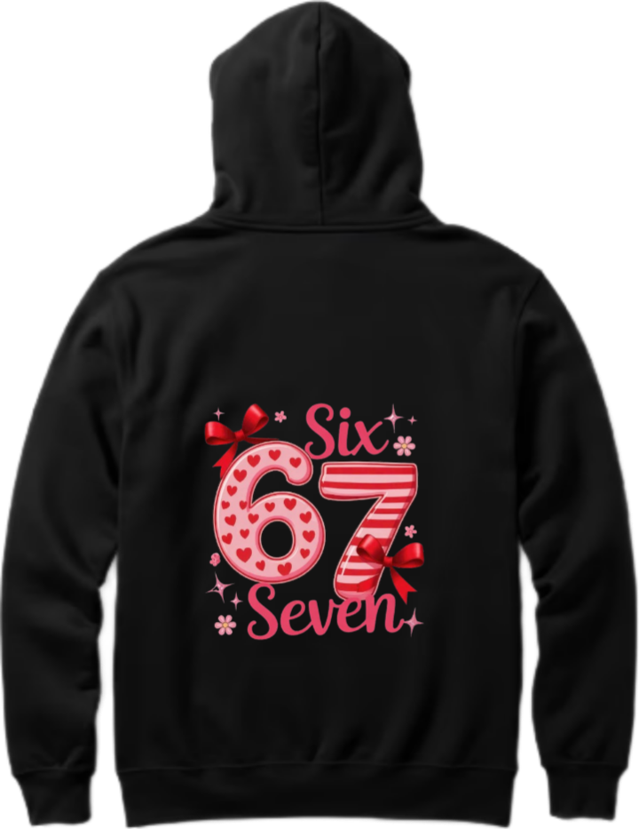 designs 67 Oversize Hoodie Black Back 2