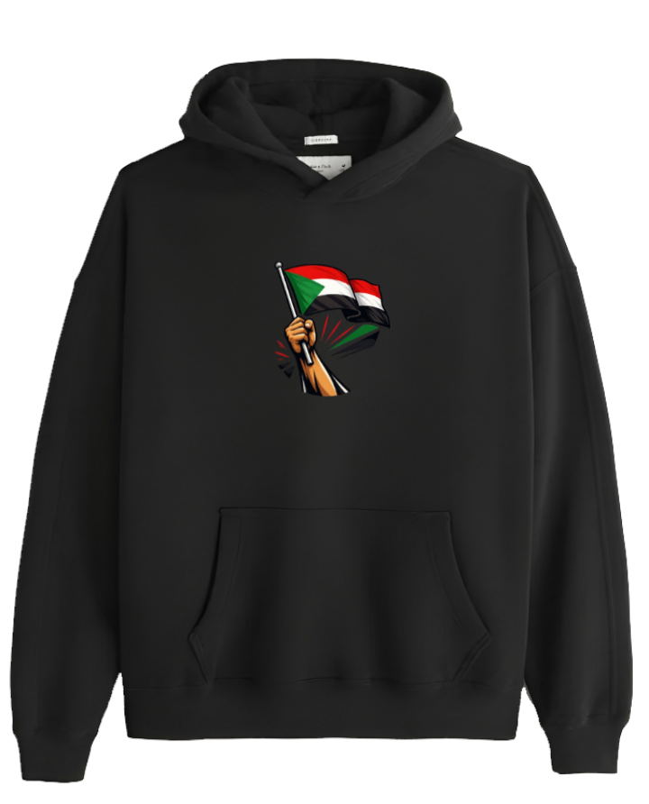 Sudan Oversize Hoodie Black 2