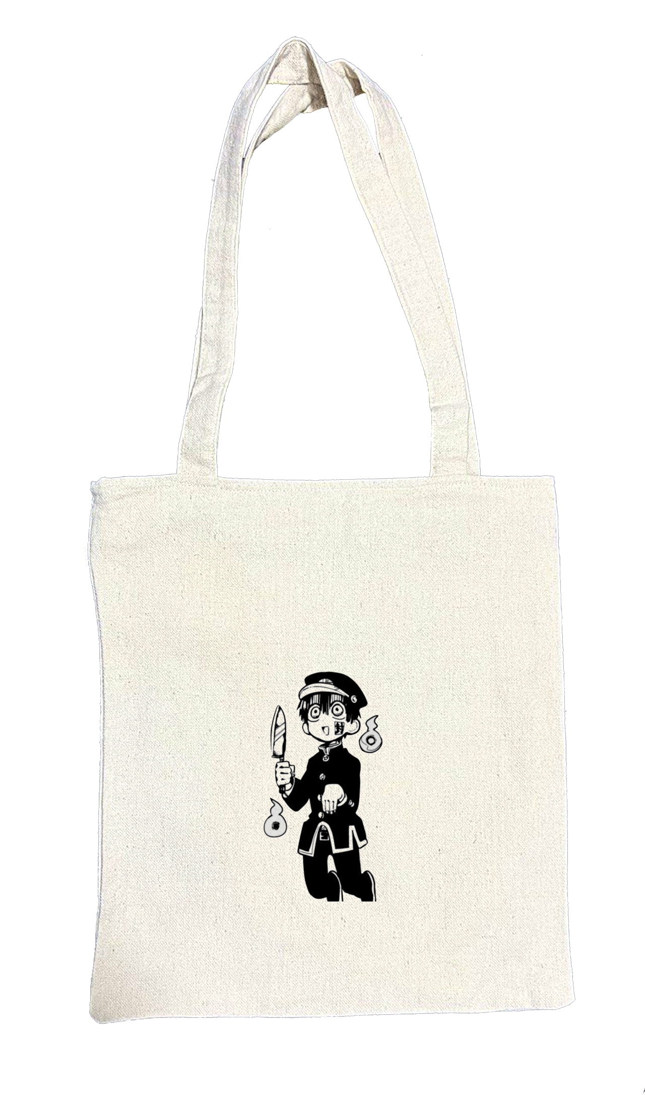 Hanako-kun tote bag beige 2