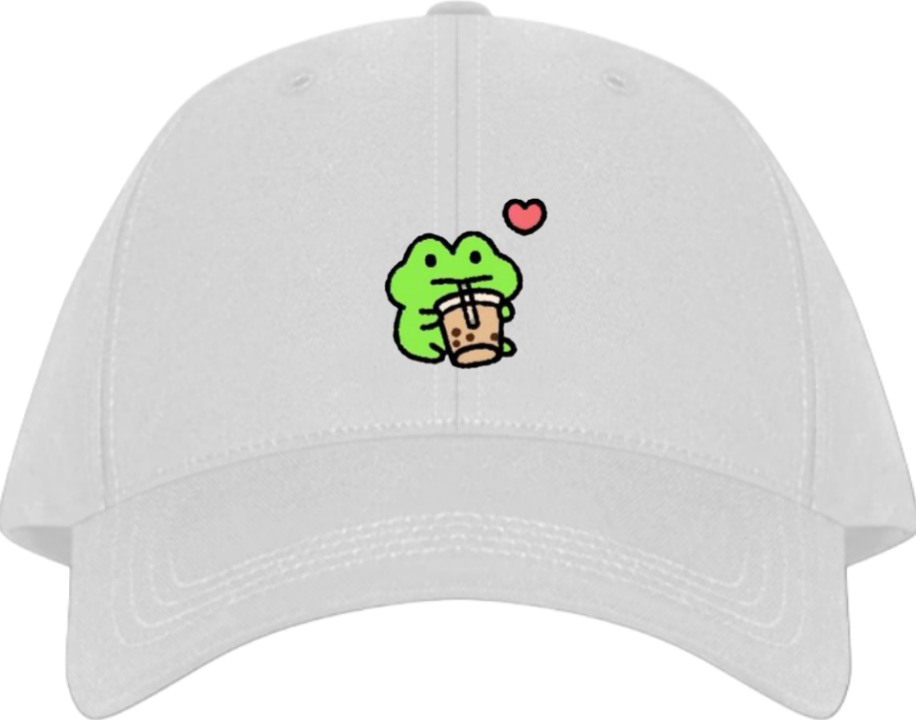 Frog Baseball cap White 2
