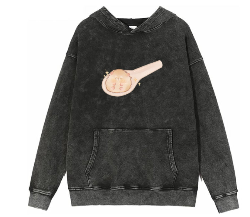 hamster Oversize Hoodie Washed 2