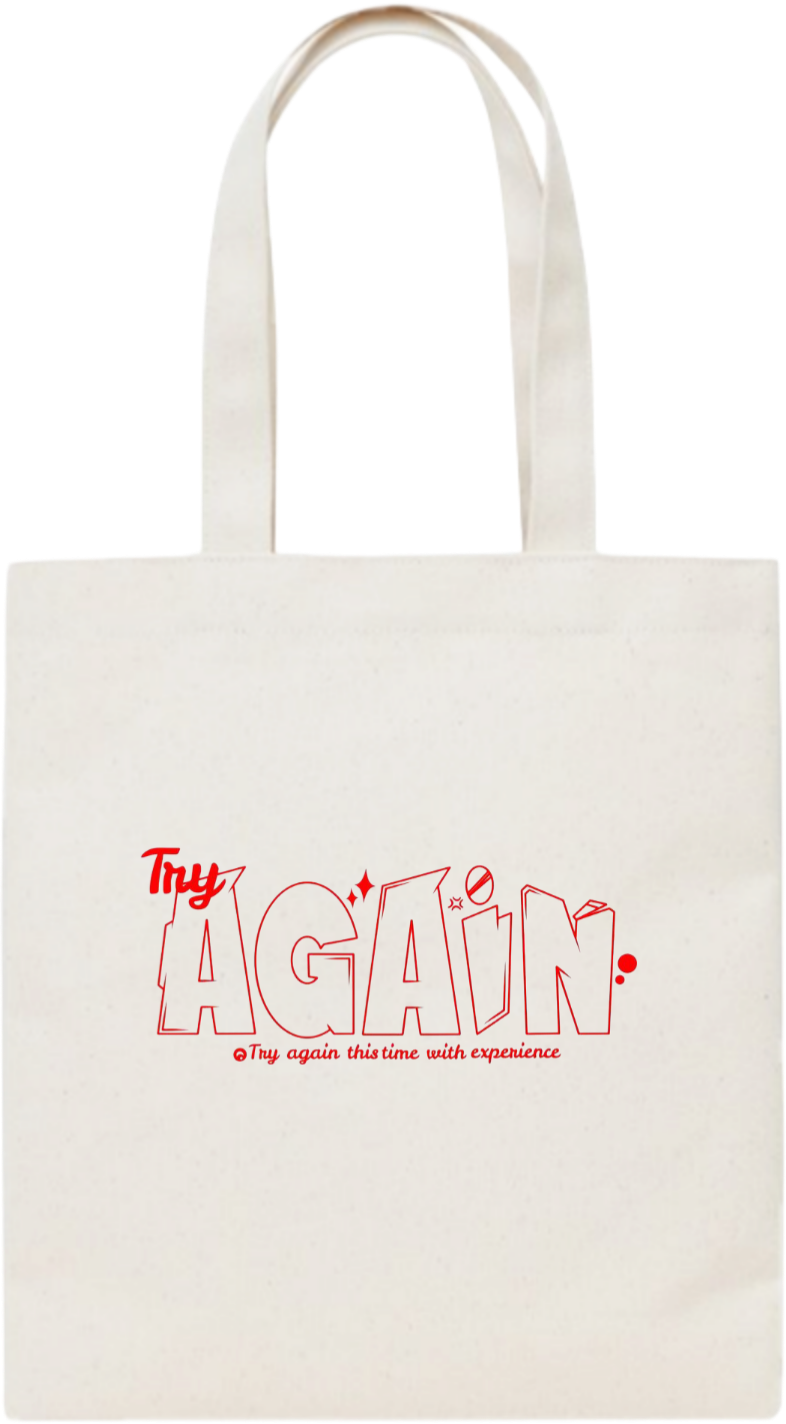 AGAIN tote bag beige 2