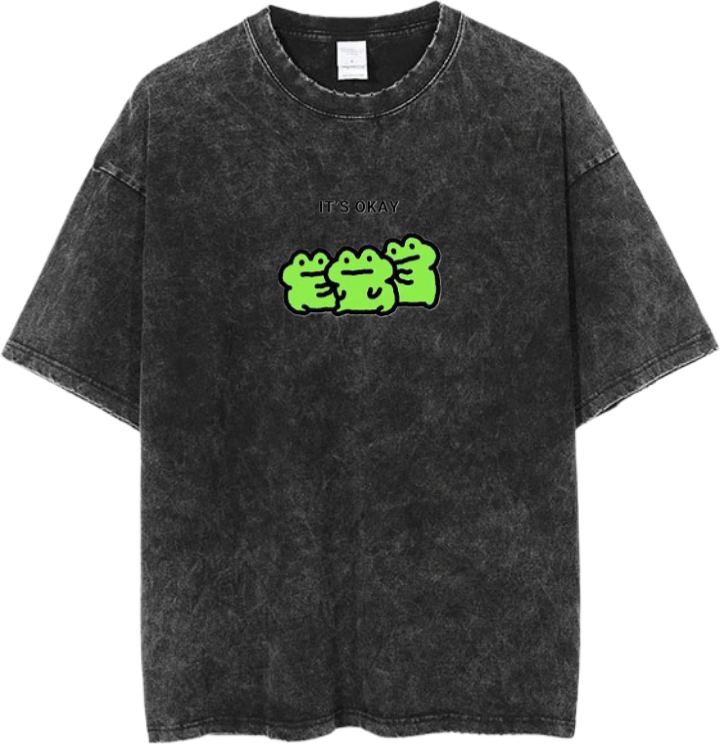 Frog One Size t- shirt Washed 2