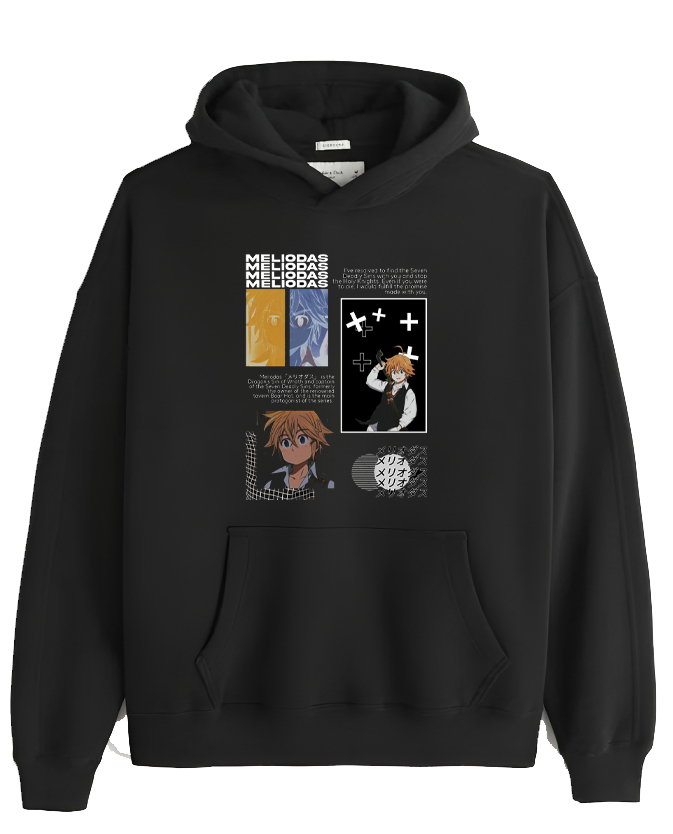 The Seven Deadly Sins One Size hoodie Black 2
