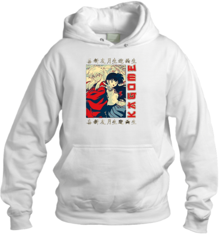 Inuyasha One Size hoodie White 2