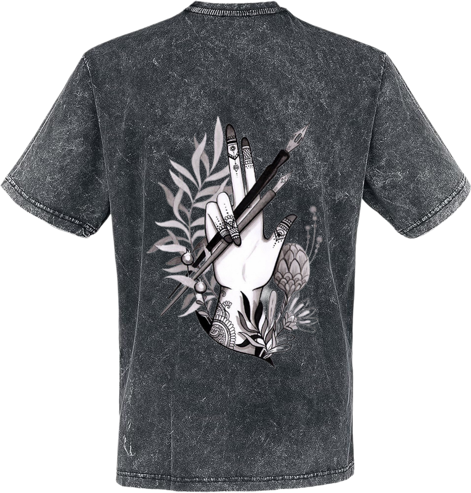 Think Twice t- shirt One Size Washed Back 2