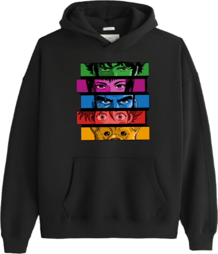 Cowboy Bebop Over Size hoodie Black 2