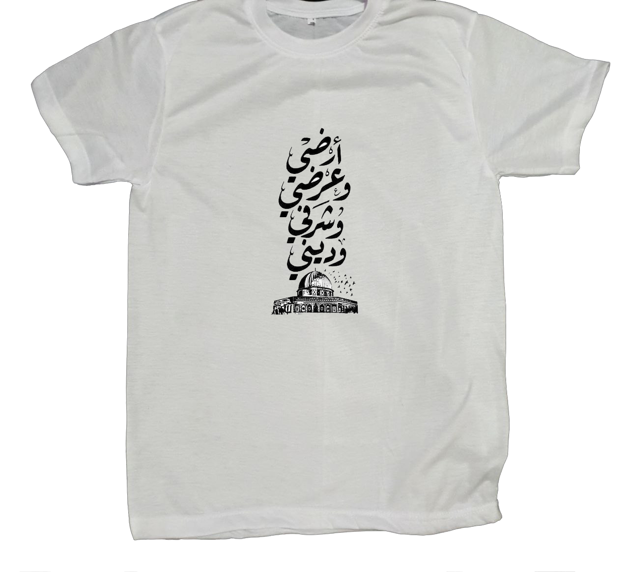 Palestine t- shirt fat White 10
