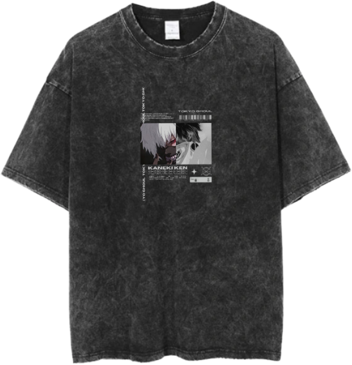 Tokyo ghoul t- shirt One Size Washed 2