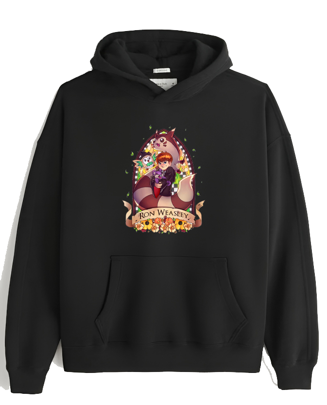 Harry Potter One Size hoodie Black 2