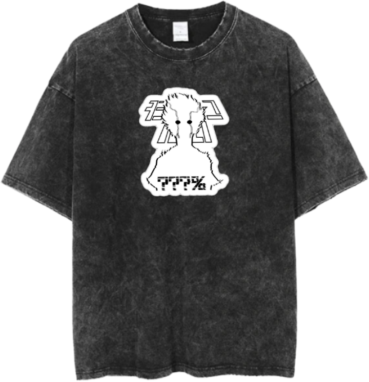 Mob Psycho 100 t- shirt One Size Washed 2