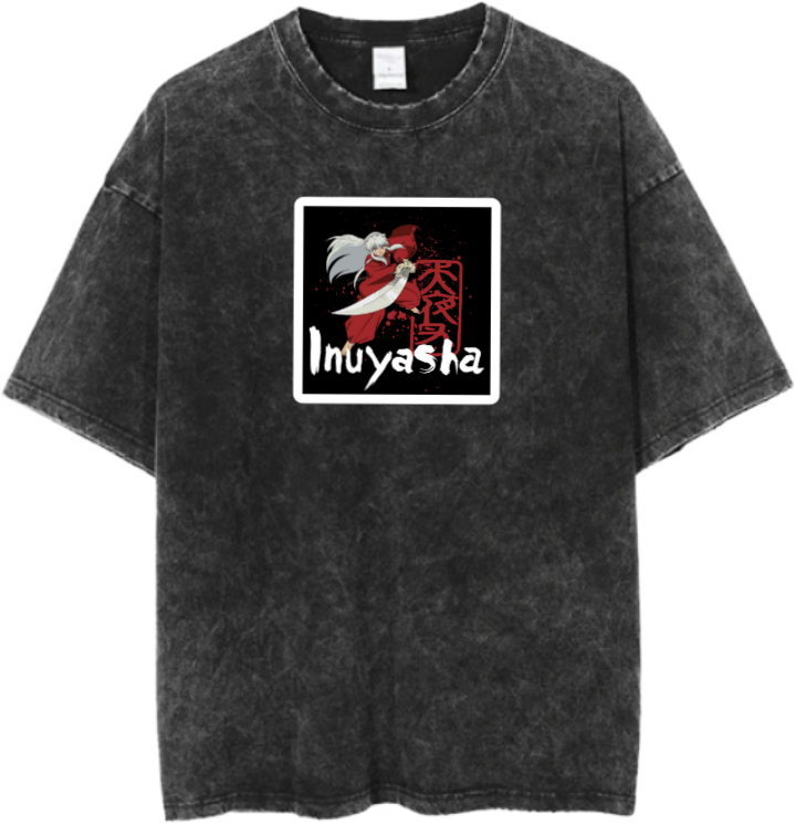 Inuyasha t- shirt One Size Washed 2