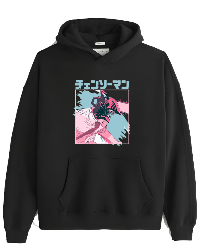 Chainsaw Man One Size hoodie Black 2