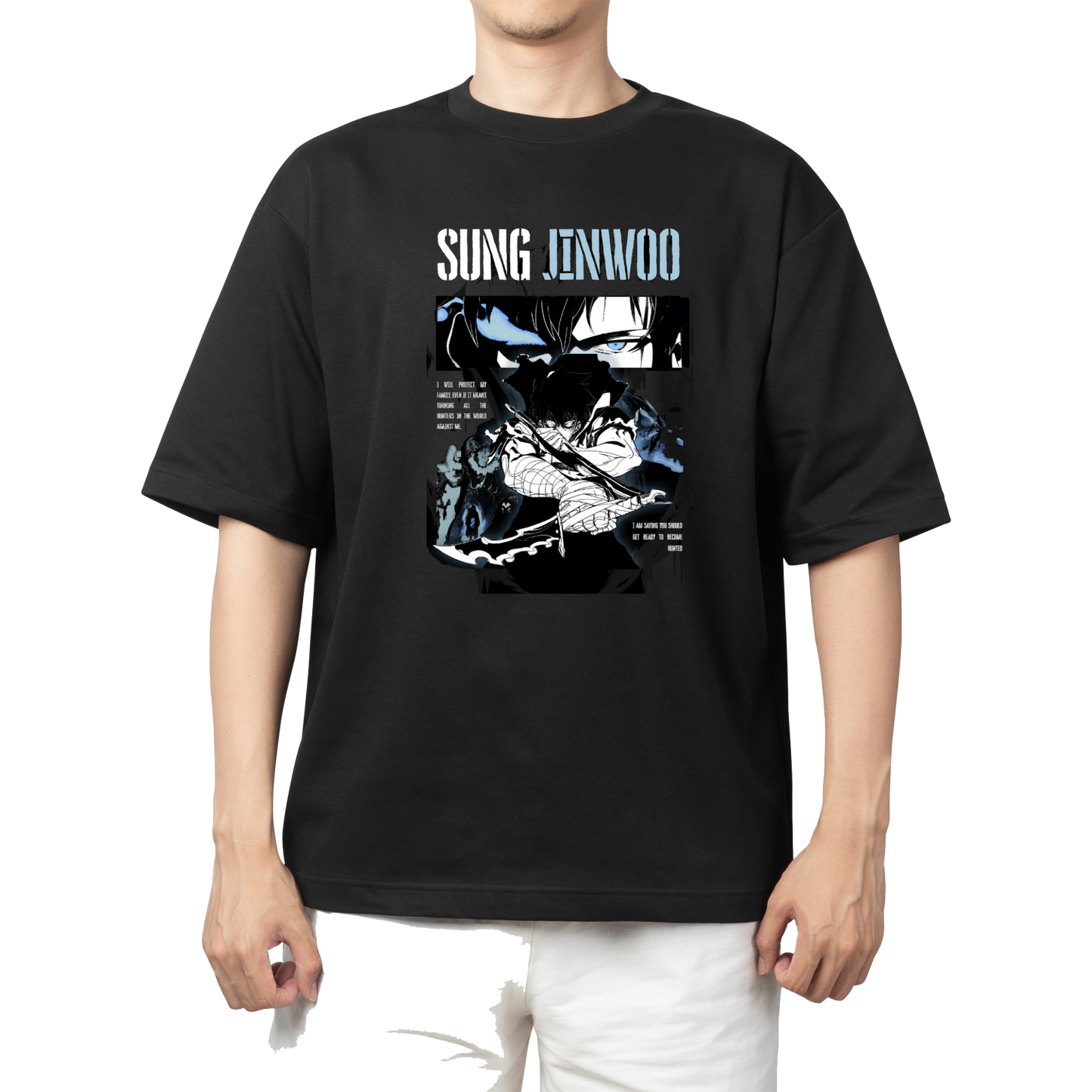 Solo Leveling t- shirt One Size Black 2