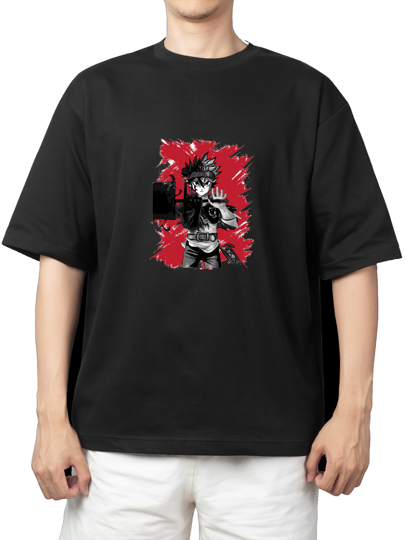 Black clover t- shirt One Size Black 2