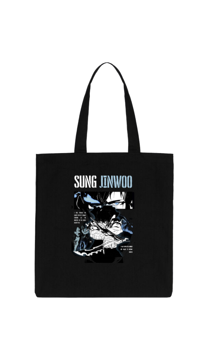 Solo Leveling tote bag Black 2