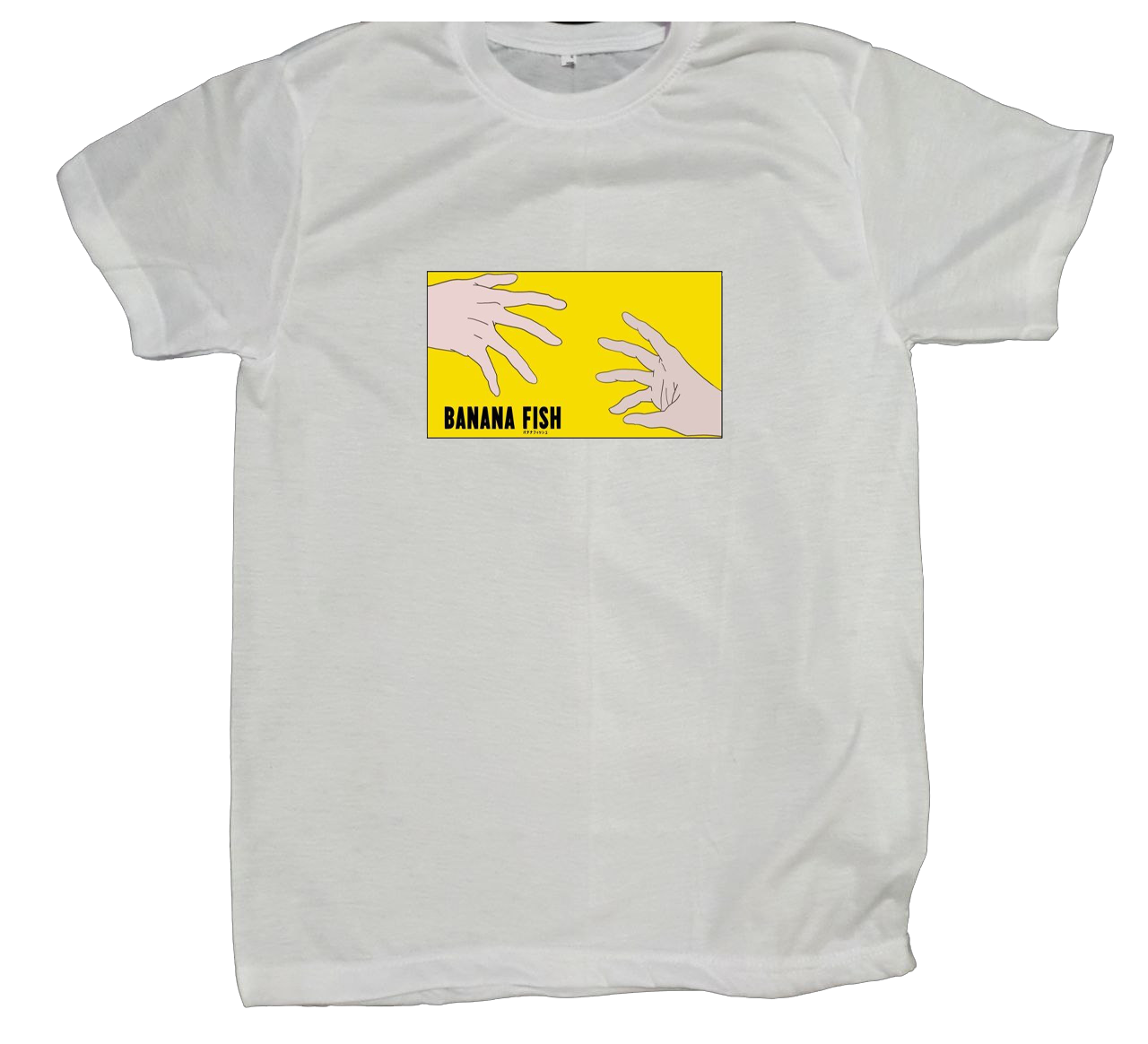 Banana fish t- shirt fat White 2