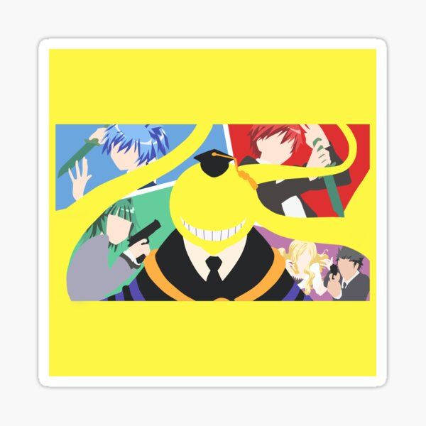 Anime Assassination Classroom Sticker Pack - Waterproof Vinyl Decal 1