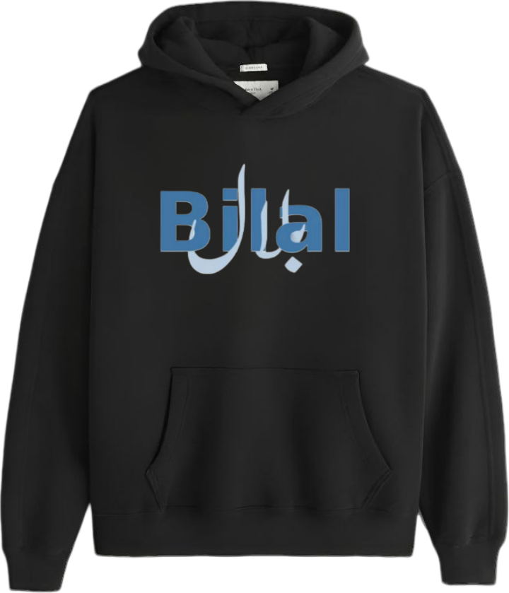 names One Size hoodie Black Bilal 30