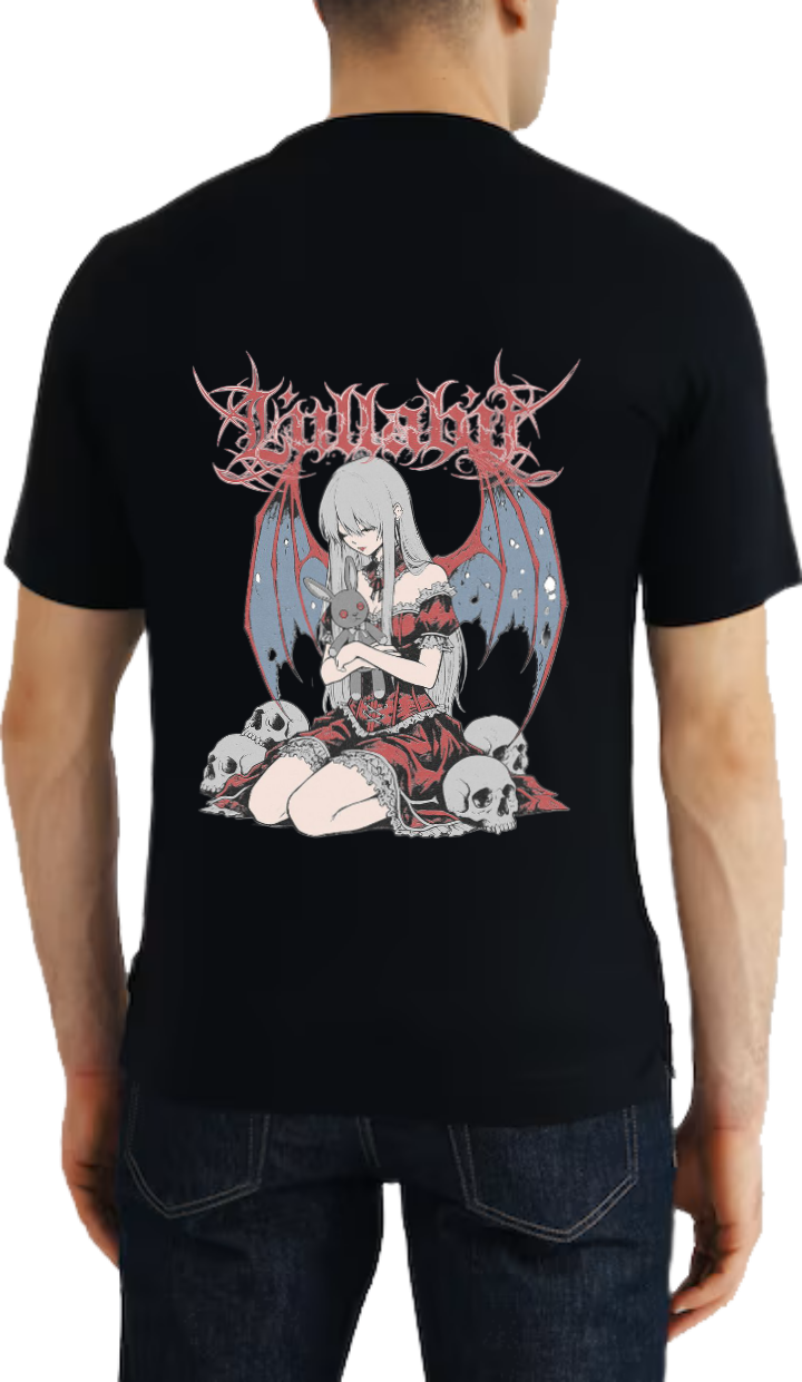 Goth t- shirt Black Back 30