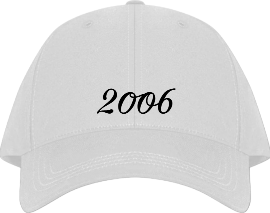 age Baseball cap White 2006
