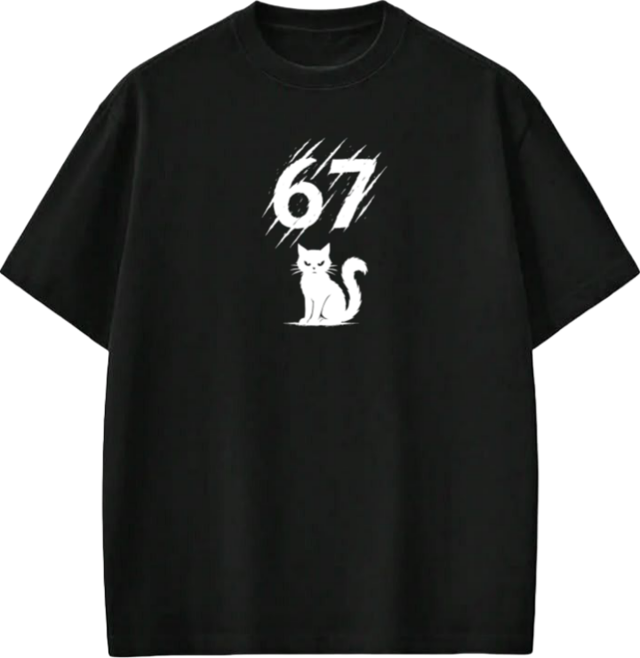 67 designs One Size t- shirt Black 30