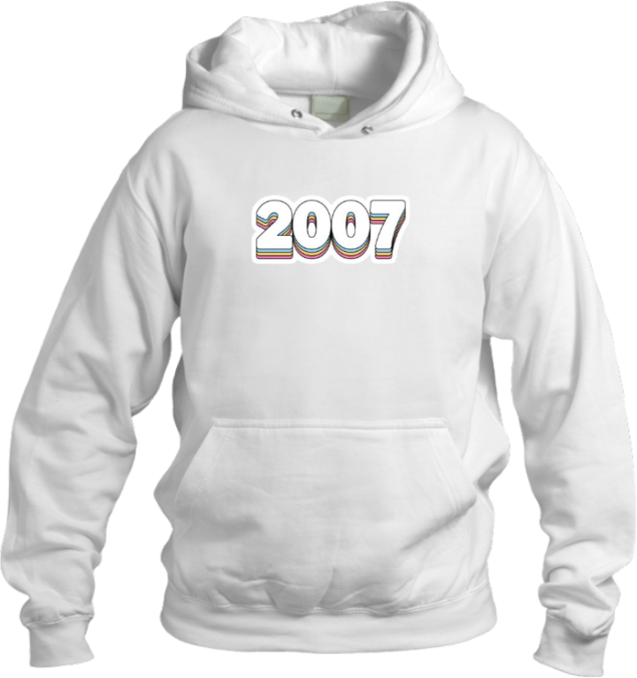 age Oversize Hoodie White 2007