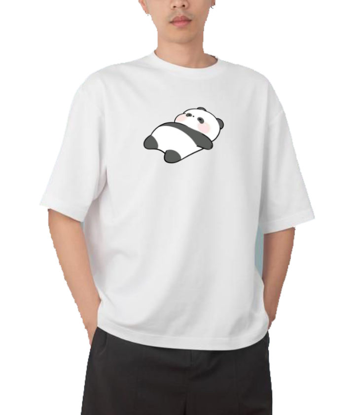 PANDA Oversize Hoodie White 30