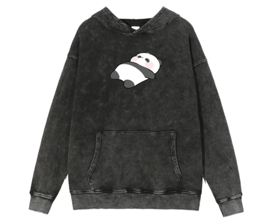 PANDA Oversize Hoodie Washed 30