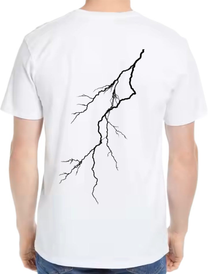 Goth Oversize t- shirt White Back 30