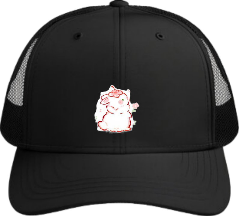 bunny Baseball cap Black 30
