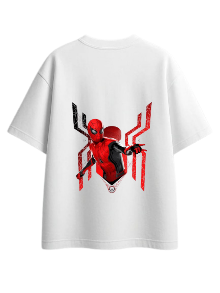 Spiderman t- shirt One Size White Back 30