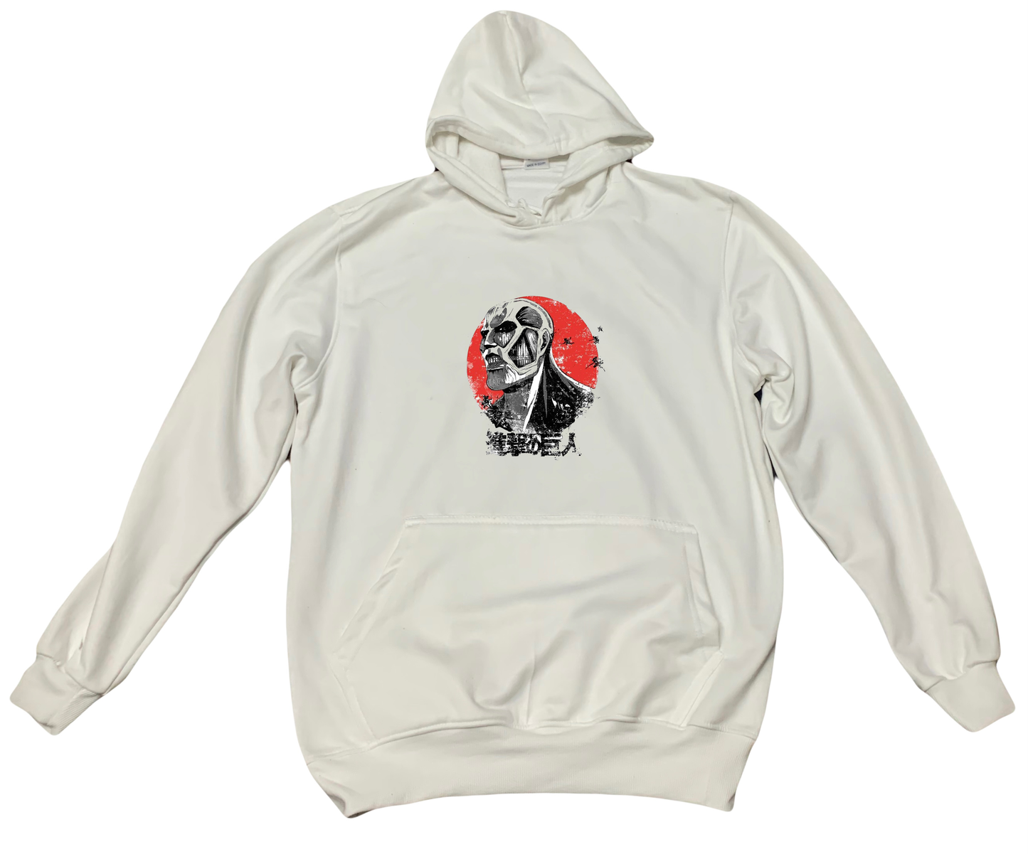 Anime Attack on titan shingeki no kyojin eren levi mikasa Aot White Oversize HOODIE 30