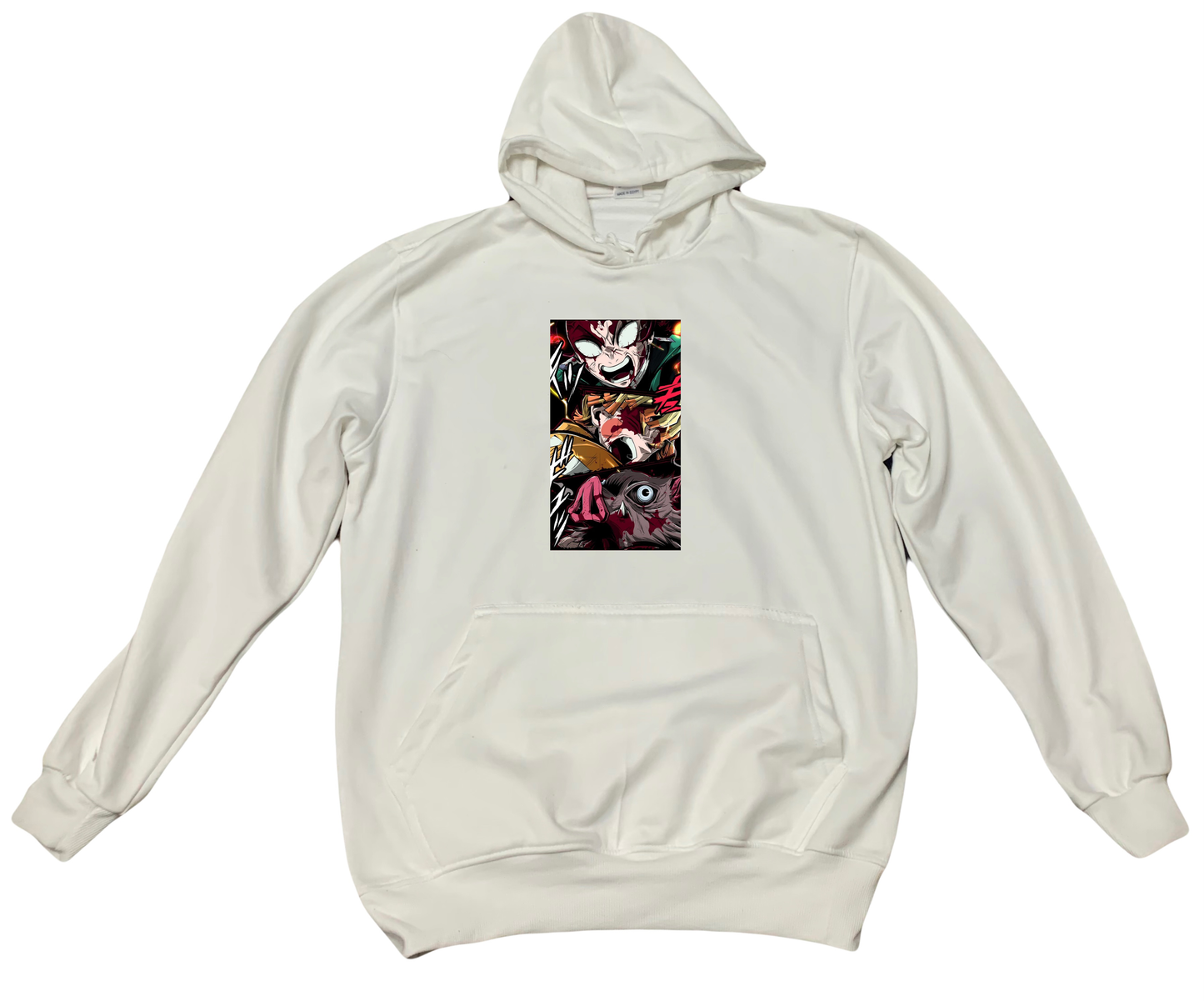 Anime Demon slayer nezuko tanjiro Oversize Hoodie White 31