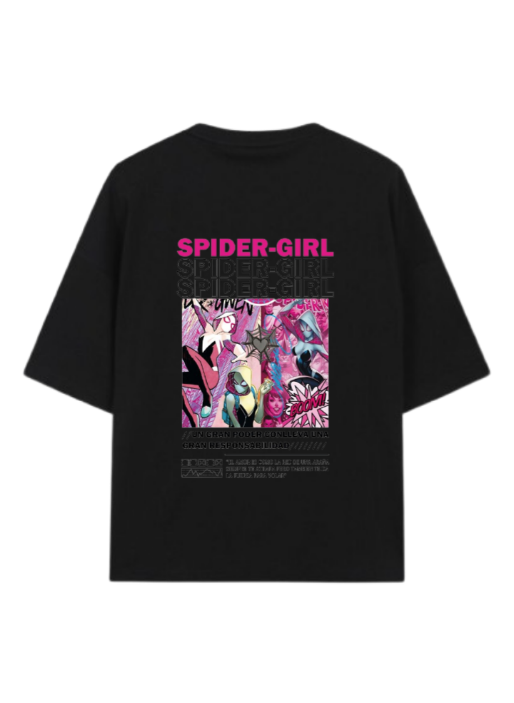 Spiderman t- shirt One Size Black Back 31