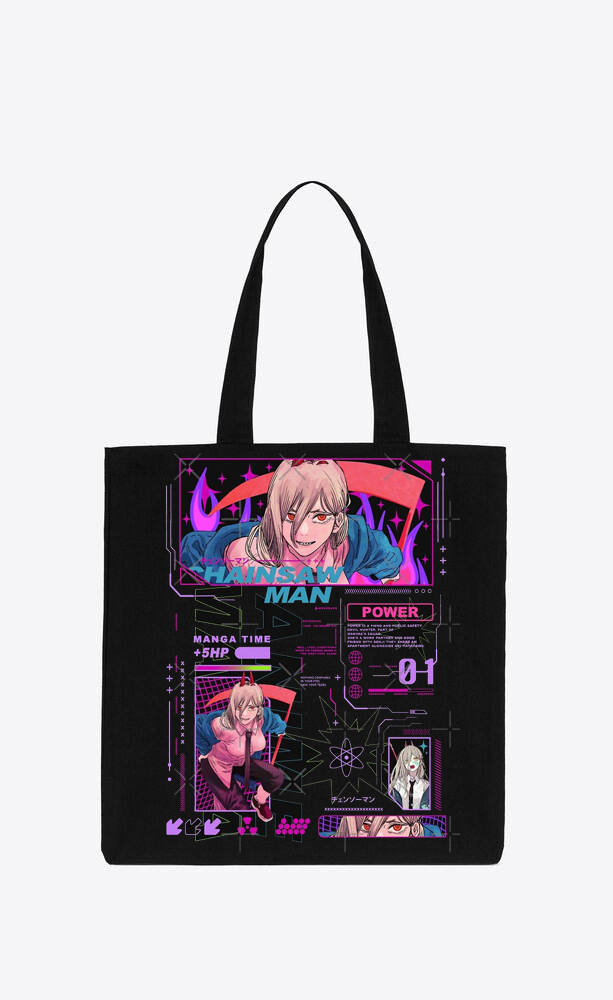 Chainsaw Man tote bag Black 31