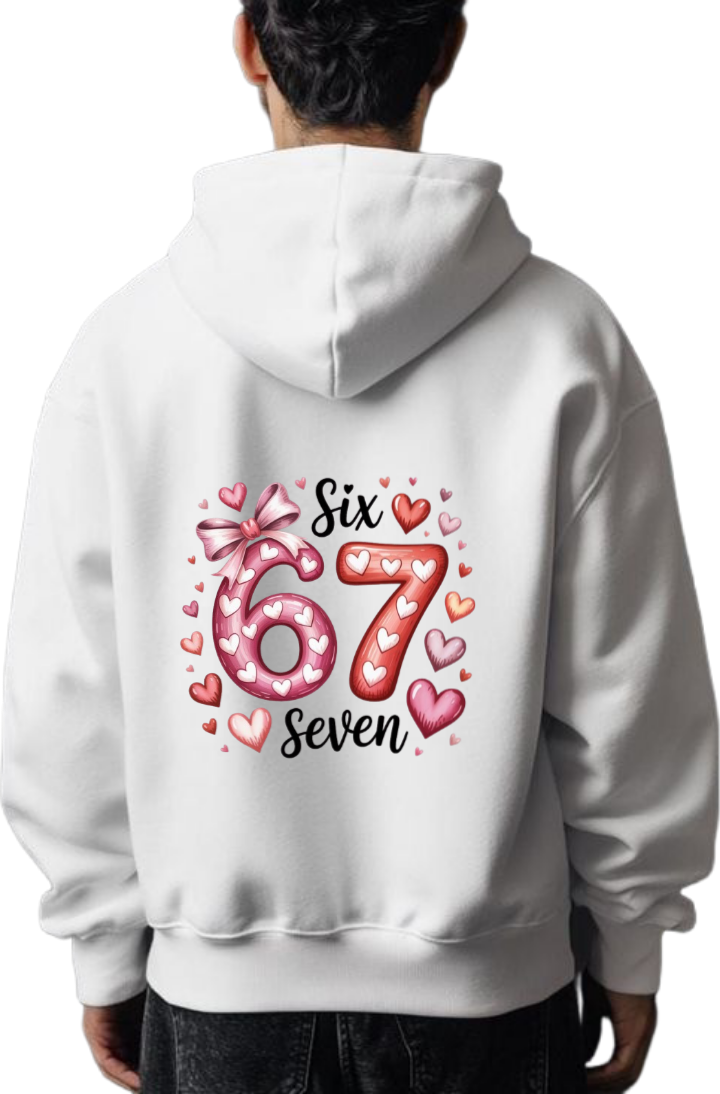 designs 67 Oversize Hoodie White Back 31