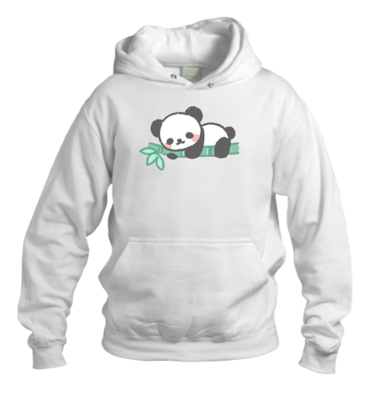 PANDA Oversize Hoodie White 31