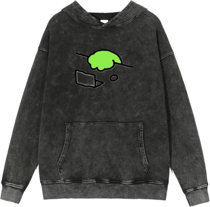 Frog Oversize Hoodie Washed 31