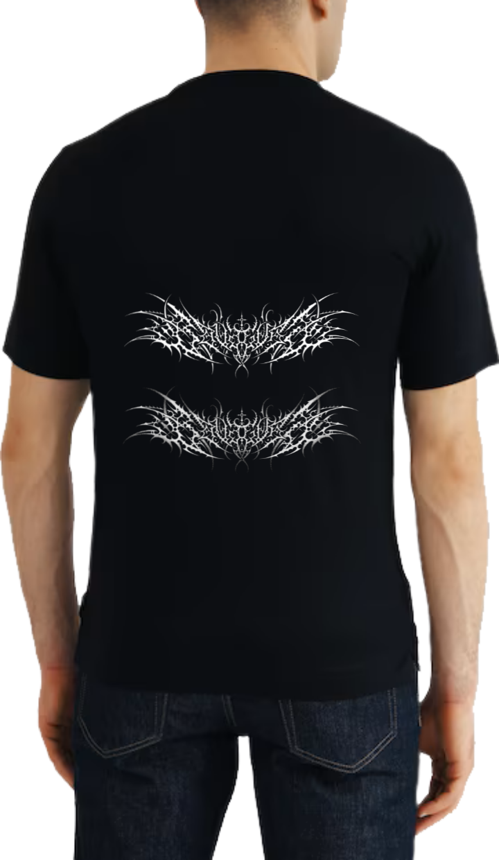 Goth t- shirt Black Back 31
