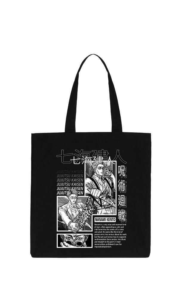 jujutsu kaisen GOJO tote bag Black 31