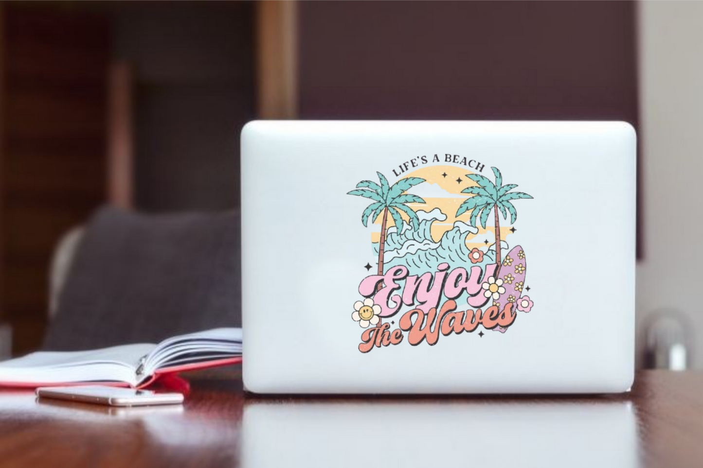 Summer Vibes Laptop Sticker 31